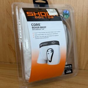 Shock Doctor Men’s Core Boxer Brief with Bioflex Cup